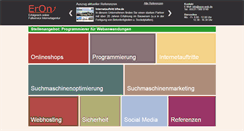 Desktop Screenshot of eron-web.de